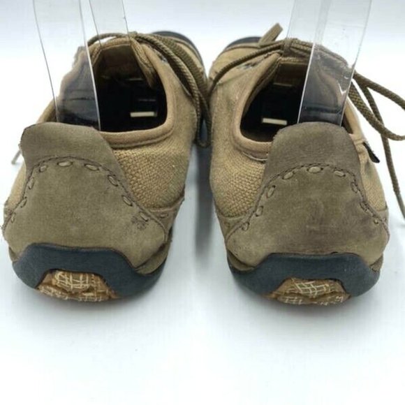 Keen 10 Brown Shitake Tan Canvas Lace Up Shoes Hiking Outdoors Womens - Picture 6 of 9